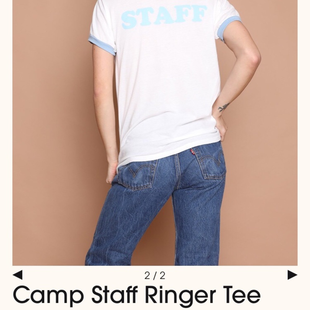 Camp collection “staff” ranger tee.